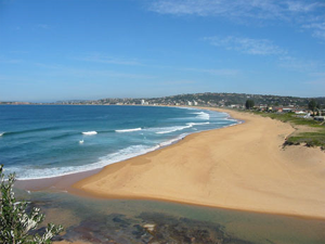 The beach at Narrabeen, just one of Sydney's many beautiful beaches