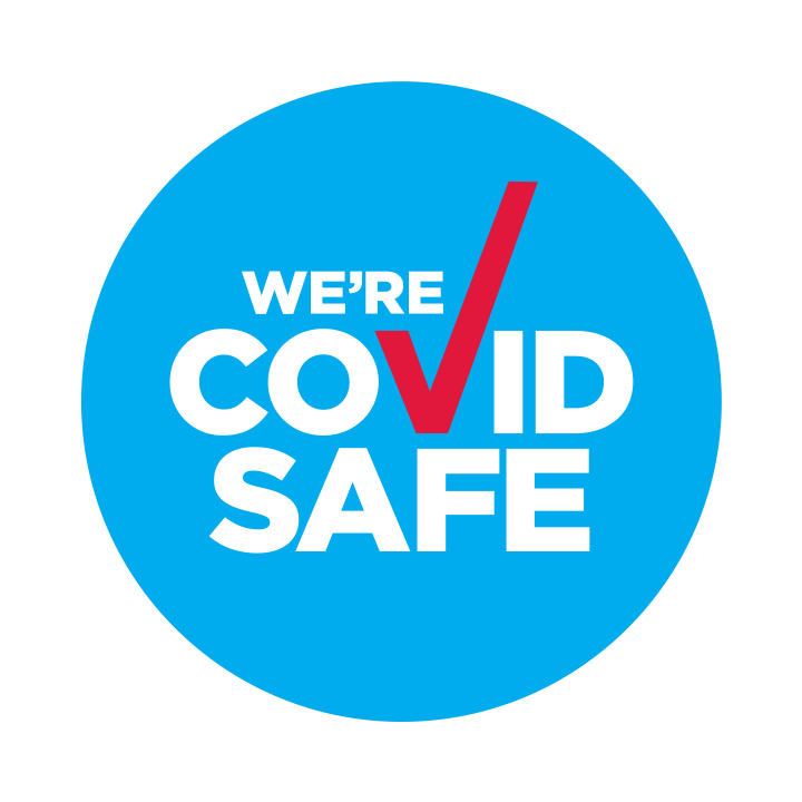 official NSW Health "WE'RE COVID SAFE"
